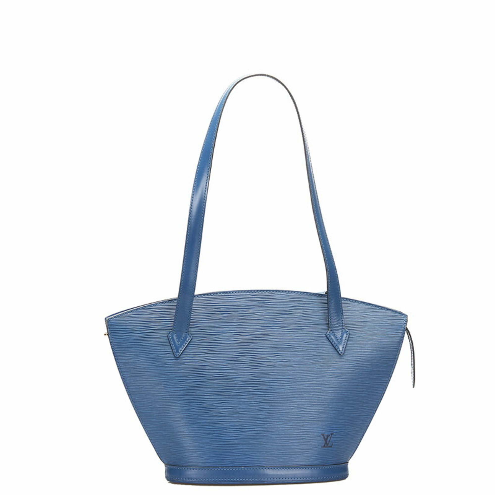 Louis Vuitton Epi Saint-Jacques Tote Bag M52335 Toledo Blue Leather Ladies